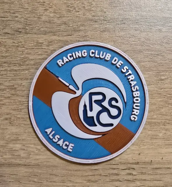 HueForge model: Racing Club de Strasbourg Alsace Logo by Kactus Fpv