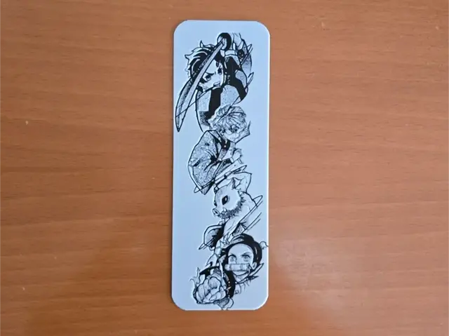 HueForge model: Kimetsuno Yaiba Bookmark by Atrus Design
