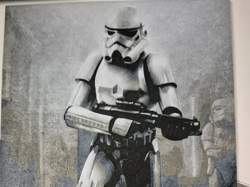 Star Wars Stormtrooper Wall Art 2 by FiremanprintsIRL (BR3Design) HueForge model: Star Wars Stormtrooper Wall Art 2 by FiremanprintsIRL (BR3Design)