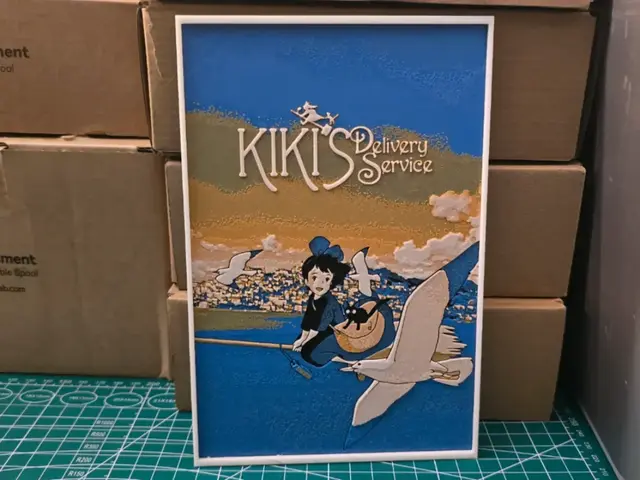HueForge model: Kiki's Delivery Service - Hueforge  Art by Lumpy3D