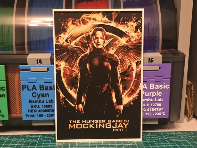 HueForge model: The Hunger Games: Mockingjay Part 1 - Hueforge Art by Lumpy3D