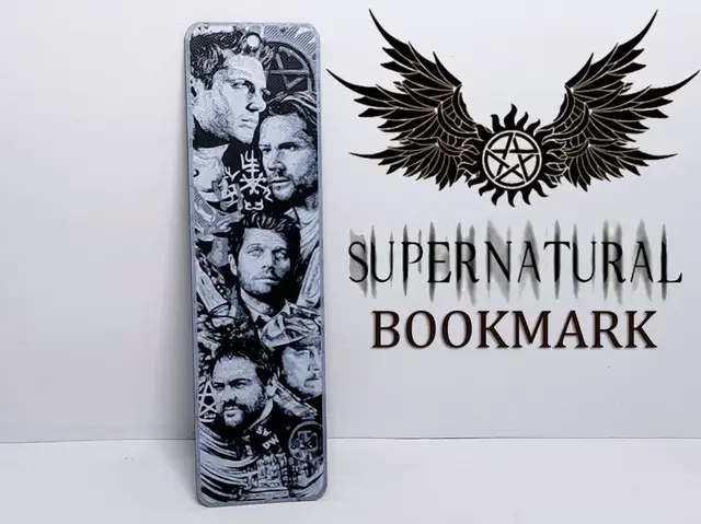 HueForge model: Supernatural series Bookmark by Danz