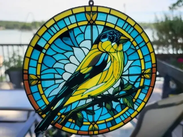 HueForge model: HueForge Stained Glass Goldfinch by tlavedas