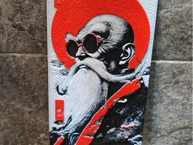 HueForge model: Master Roshi by Garuda3D