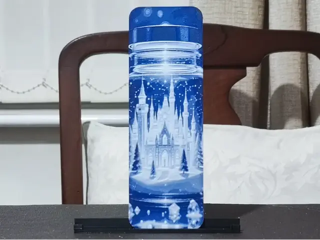 HueForge model: Ice Castle In A Jar Bookmark - 3 Color by BoDad