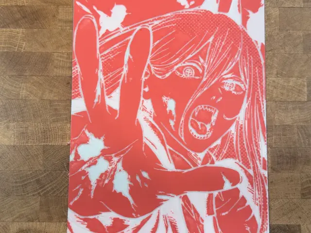 HueForge model: Chainsaw Man - Power Outline by Pretty Okay Prints