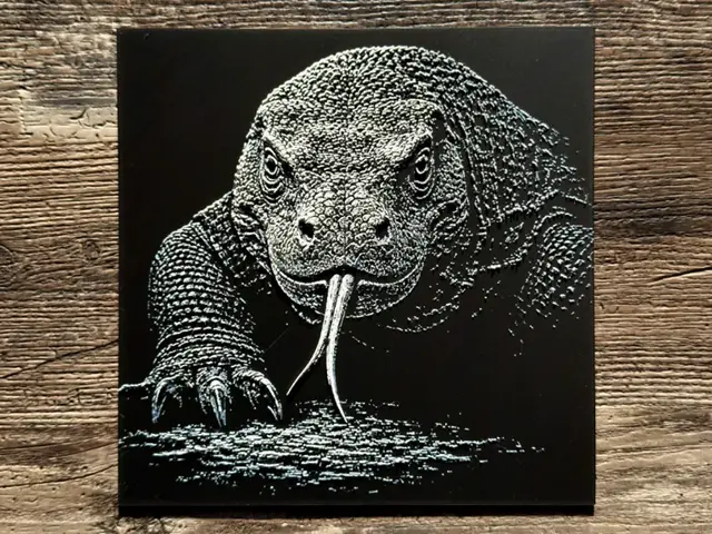 HueForge model: Komodo Dragon HueForge by novy
