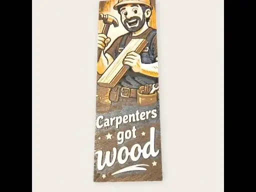 HueForge model: Carpenters TradeMark 50mm x 150mm Bookmark by MythicHue's