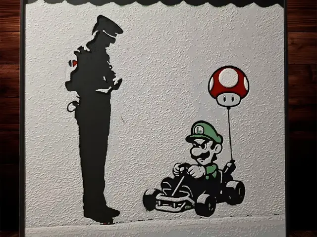 HueForge model: Luigi Mario Kart Banksy/Retro Gaming Set by Side Quest Hues