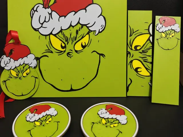 HueForge model: The Grinch Christmas Ultimate set NO AMS REQUIRED by TheHueforgeLady