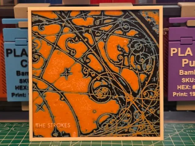 HueForge model: The Strokes "Is This It" Album - Hueforge Art by Lumpy3D