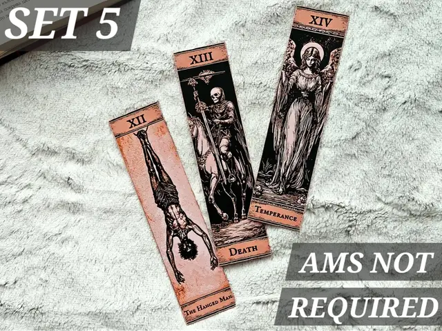 HueForge model: Tarot Bookmarks - (Set 5 Major Arcana) by C3D