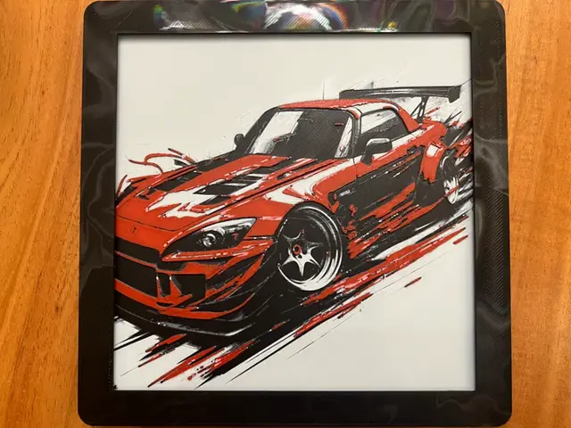 HueForge model: Honda S2000 Drift Car by JustBe 3D Printing