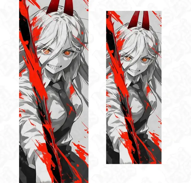 HueForge model: Power (Chainsaw man) Fan art bookmark by LoFi Layers