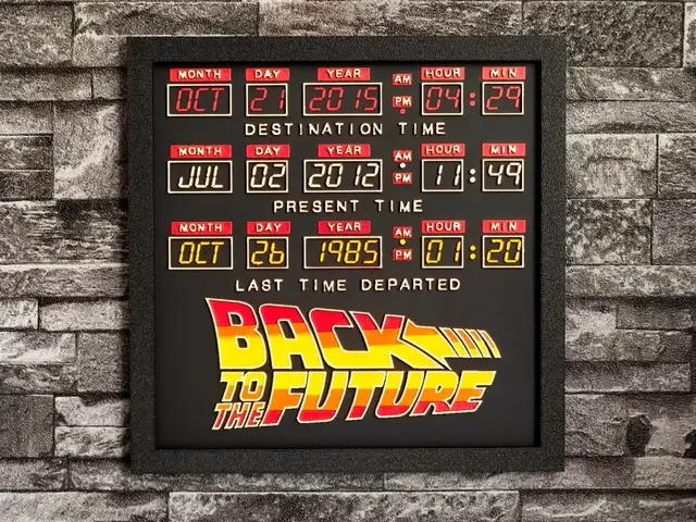 HueForge model: Hueforge back to the future by StefBull85