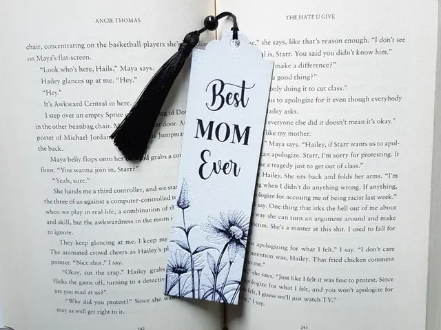 HueForge model: Bookmark, Mother's day, Best Mom Ever by Dame Jo