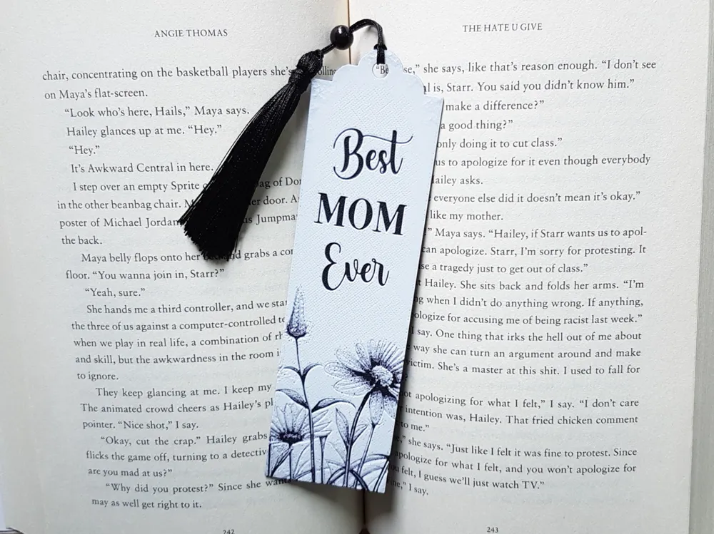 Bookmark, Mother's day, Best Mom Ever by Dame Jo HueForge model: Bookmark, Mother's day, Best Mom Ever by Dame Jo