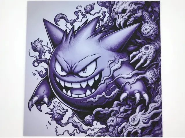 HueForge model: Gengar - Pokemon - Hueforge by Sarge