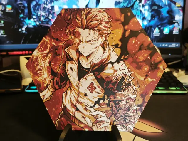 Hueforge Subaru Natsuki (Re:Zero) honeycomb mode