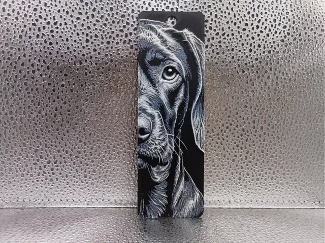 HueForge model: Wire-Haired Vizsla Bookmark – Hueforge by Borishotch Industries