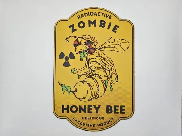 HueForge model: Sign Zombie Bee radioactive by Kactus Fpv