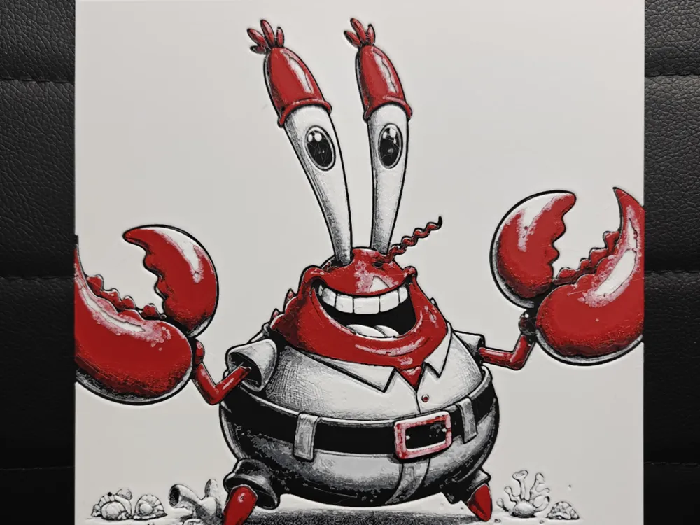 Mr. Krabs Spongebob by TheHueforgeLady HueForge model: Mr. Krabs Spongebob by TheHueforgeLady