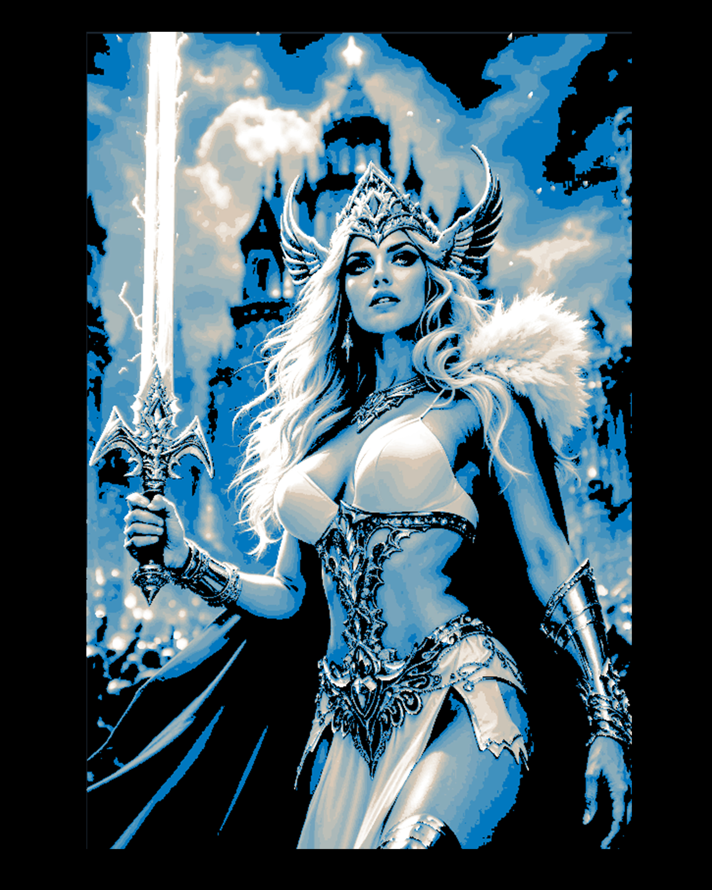 Masters of the Universe Hero She-Ra, Princess Adora Fan Art by BooneCo3d HueForge model: Masters of the Universe Hero She-Ra, Princess Adora Fan Art by BooneCo3d
