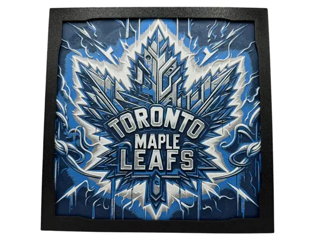HueForge model: Toronto Maple Leafs - Hueforge Logo by Canadian Gamer