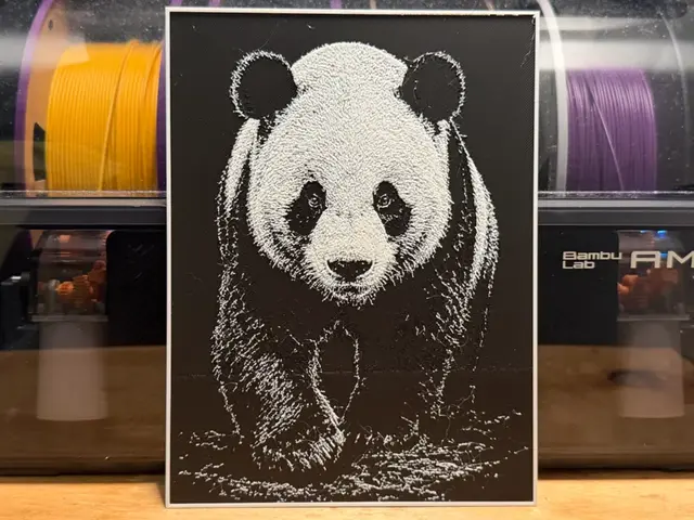 HueForge model: Panda HueForge by liv_3d