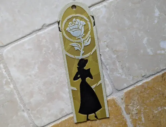 Belle - Beauty and the Beast Bookmark Hueforge