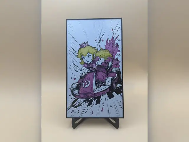 Princess Peach Mario Kart HueForge Print