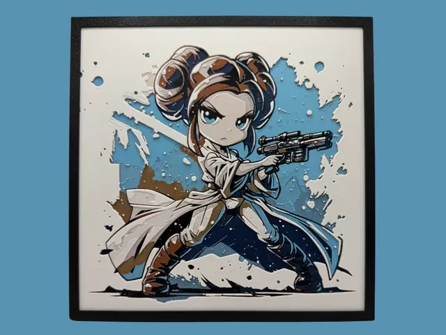 HueForge model: Princess Leia - Chibi Edition by Canadian Gamer