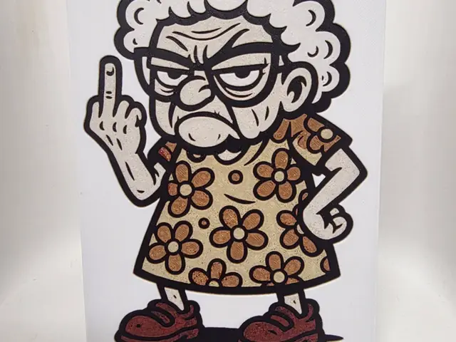 HueForge model: Gangster Granny Hueforge by Morganja