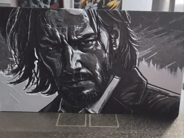HueForge model: John Wick by FYTY112