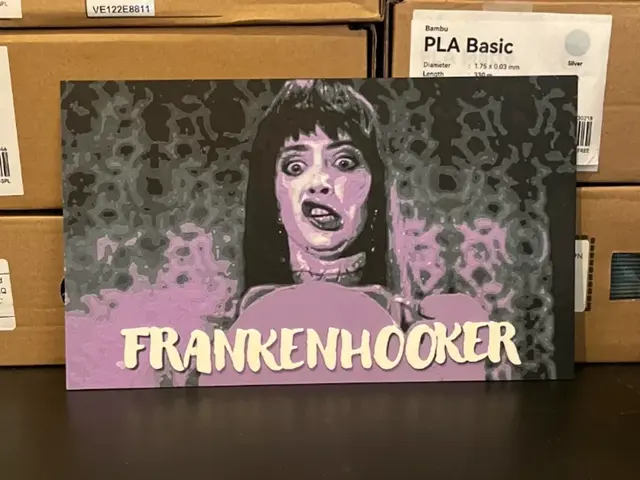 HueForge model: Frankenhooker Hueforge by Estiv