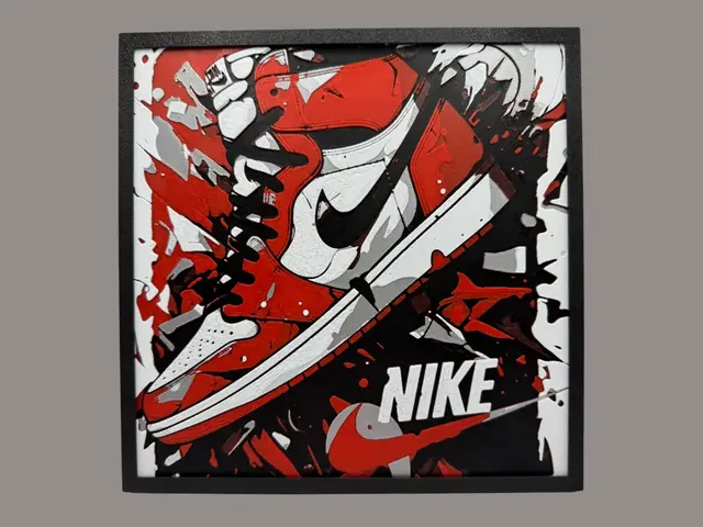 HueForge model: Nike - Flipped by Canadian Gamer