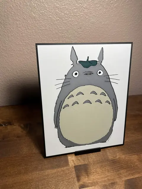 HueForge model: Totoro by Cloudy Nostalgia