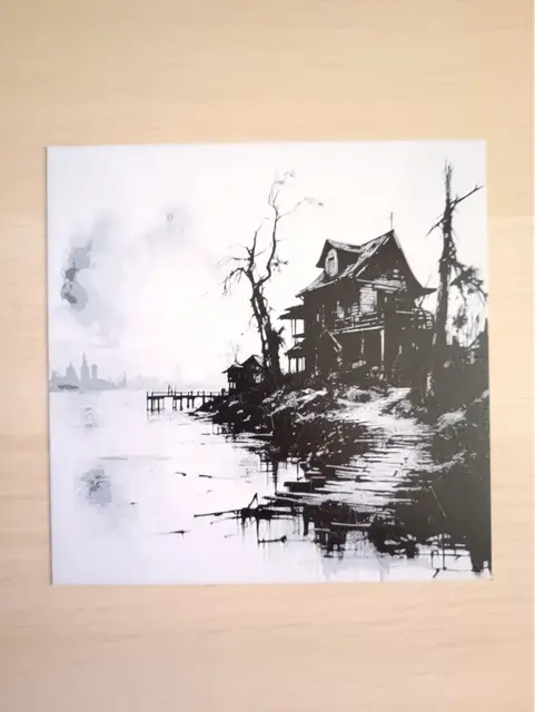 HueForge model: House Abandonated Hueforge by Atrus Design