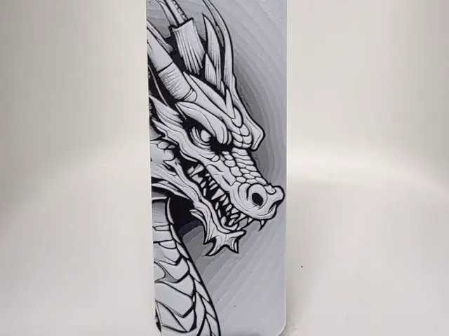 HueForge model: Dragon bookmark by Morganja