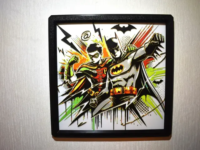 HueForge model: Batman and robin Hueforge by Chris B