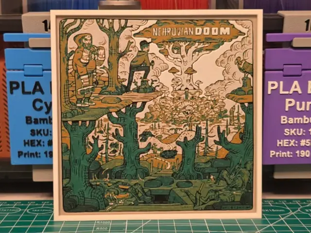 HueForge model: NehruvianDOOM Album - Hueforge Art by Lumpy3D