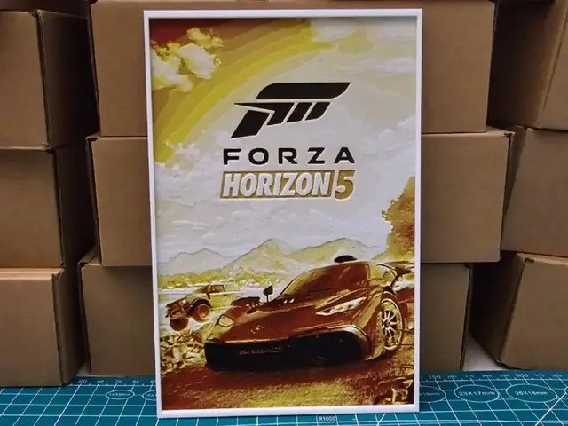 HueForge model: Forza Horizon 5 Poster - Hueforge Art by Lumpy3D