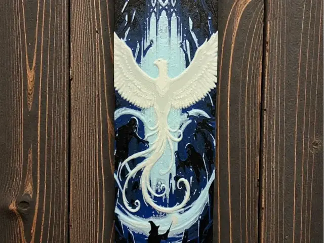HueForge model: Harry Potter Phoenix Patronus Bookmark by The SkyLab 3D