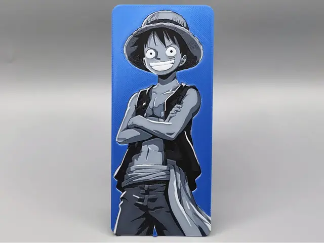 HueForge model: Monkey D. Luffy Bookmark - One Piece - Hueforge by Sarge