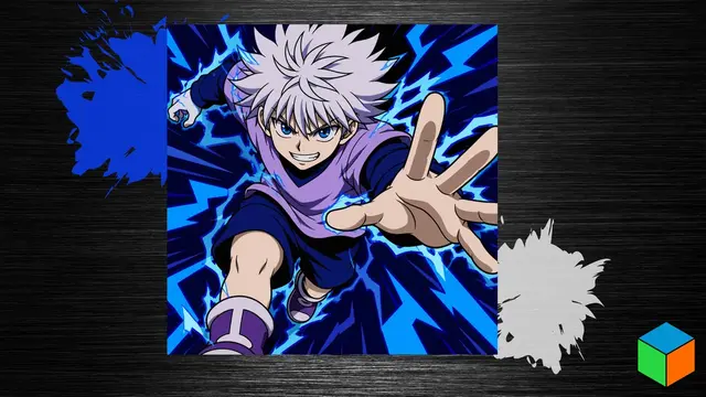 HueForge model: Killua Hits the Patreon Crew — Eight-Filament Bonus Drop by 3D Prints By Vic