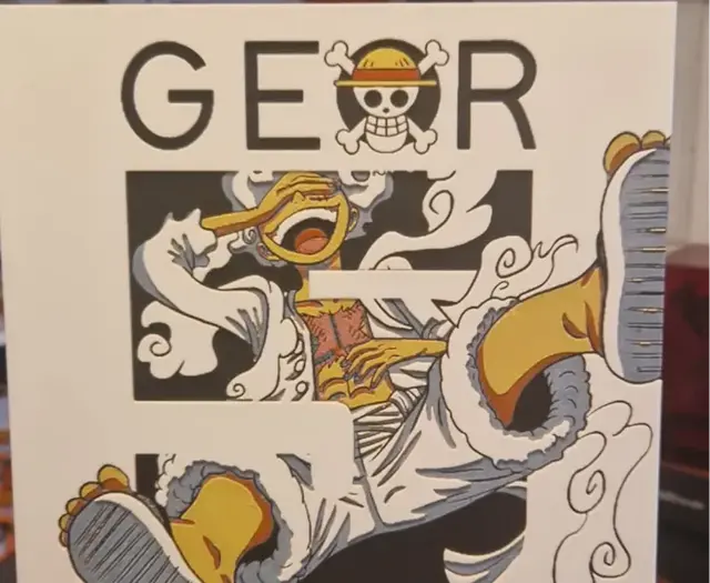 HueForge model: One Piece - Luffy Gear 5 Hueforge by Dakiren