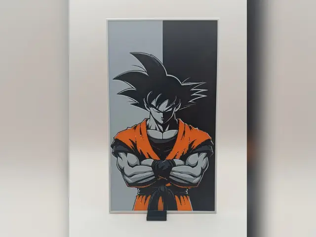 HueForge model: Goku Backlit HueForge Print by Thadius