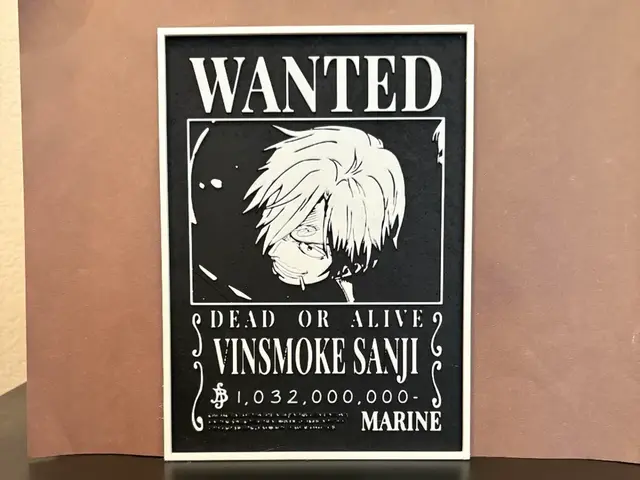 HueForge model: Vinsmoke Sanji Wanted Poster -One Piece Hueforge by Estiv