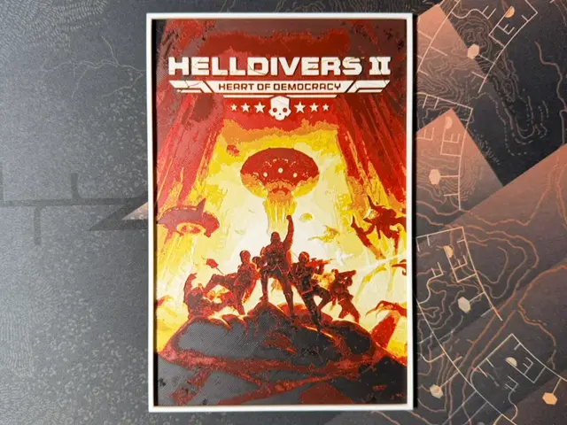 Helldivers 2 - Heart of Democracy - HueForge