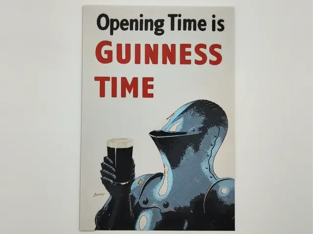 HueForge model: Vintage Guinness advertising poster 08 - Hueforge by Altf4-Formation